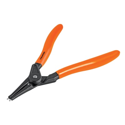 Alicate punta recta 7'' para abrir anillos mango de pvc Truper