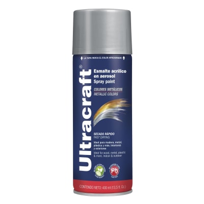 Pintura spray color Aluminio Ultracraft