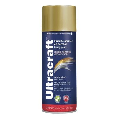 Pintura spray color Oro premium Ultracraft1