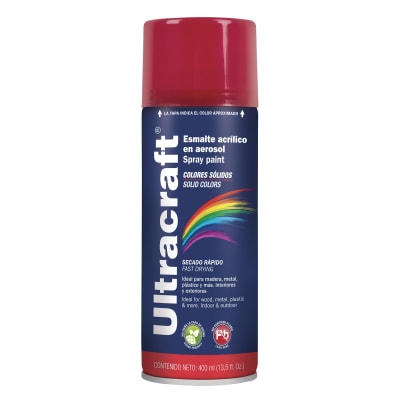 Pintura spray color Rojo Fuego  ULTRACRAF1