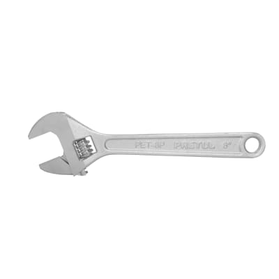 Llave francesa 8'' cromada. pretul