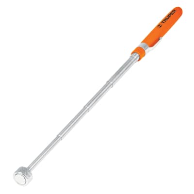 Iman extensible de acero inoxidable soporta 3.6kg Truper