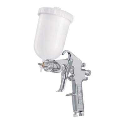 Pistola para pintar de gravedad LVMP Vaso plástico Boquilla de 1.4 mm Truper