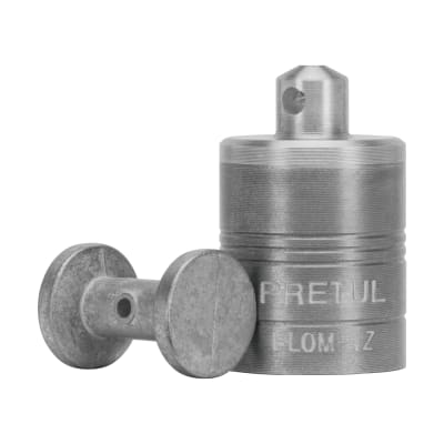 Plomada metálica de 200 g (7 oz) con centro, Pretul