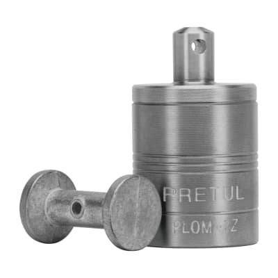 Plomada metálica con centro 310 gramos (11oz) Pretul1