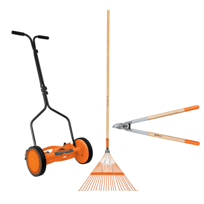 Combo podadora + escoba metalica recta + Tijera para podar Truper