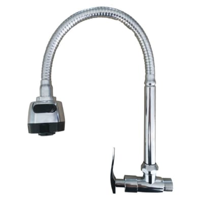Llave Caño corrugado flexible para pared C&A