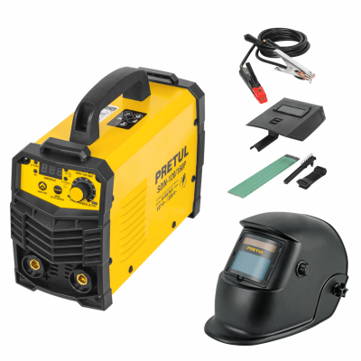 Soldadora 160A Pretul + Mascara para soldar Electronica Pretul