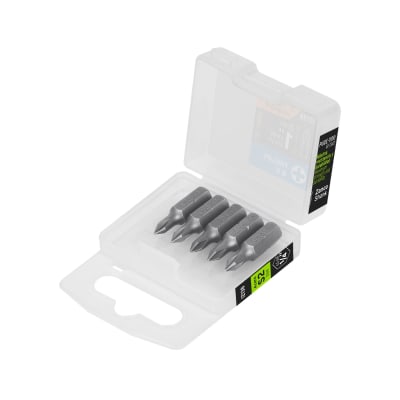 Estuche con 5 puntas de cruz ph0 largo 1'' Truper Expert