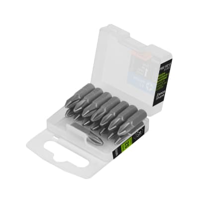 Estuche con 15 puntas de cruz PH2 largo 1´´, Truper Expert