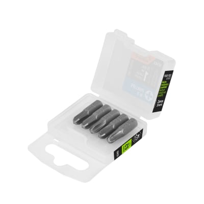 Estuche con 5 puntas de cruz ph3 largo 1'' Truper Expert