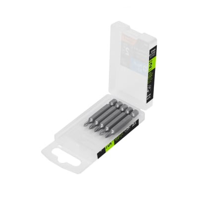 Estuche con 5 puntas de cruz PH0 largo 2´´, Truper Expert1