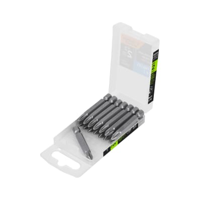 Estuche con 15 puntas de cruz PH2 largo 2´´, Truper Expert