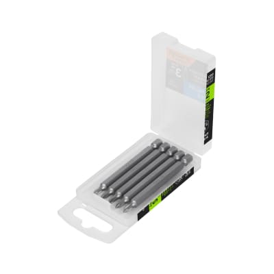 Estuche con 5 puntas de cruz PH0 largo 3´´, Truper Expert1