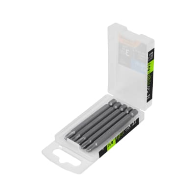 Estuche con 5 puntas de cruz PH3 largo 3´´, Truper Expert1