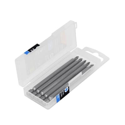 Estuche con 5 puntas de cruz PH0 largo 4´´, Truper Expert1