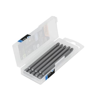 Estuche con 5 puntas de cruz PH3 largo 4´´, Truper Expert1