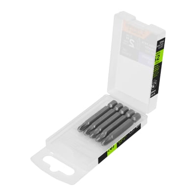 Estuche con 5 puntas pozidriv PZ3 largo 2´´, Truper Expert1