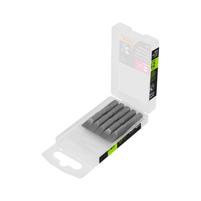 Estuche con 5 puntas planas de 5/16´´ largo 2´´, Truper Expert1