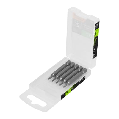 Estuche con 5 puntas torx T7 largo 2´´, Truper Expert