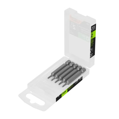 Estuche con 5 puntas torx T8 largo 2´´, Truper Expert
