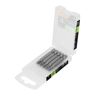 Estuche con 5 puntas torx T30 largo 2´´, Truper Expert