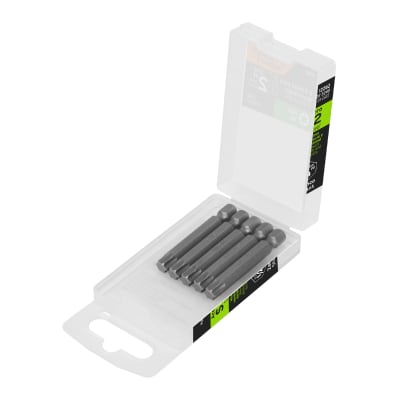 Estuche con 5 puntas torx T40 largo 2´´, Truper Expert