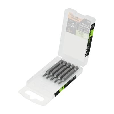 Estuche con 5 puntas torx T15 con seguro largo 2´´, Expert Truper1