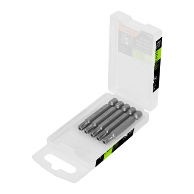 Estuche con 5 puntas torx T30 con seguro largo 2´´, Expert Truper1