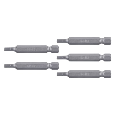 Estuche con 5 puntas hexagonales de 3 mm largo 2´´, Expert Truper