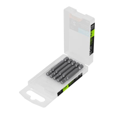 Estuche con 5 puntas hexagonales de 5 mm largo 2'', Expert Truper1