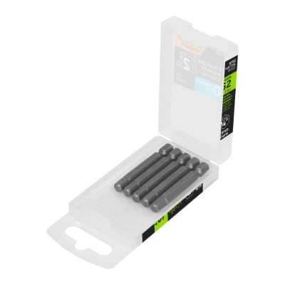 Estuche con 5 puntas hexagonales de 6 mm largo 2'', Expert Truper1