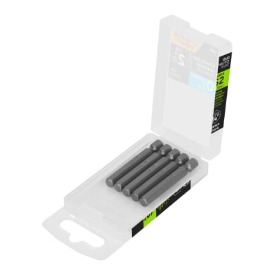 Estuche con 5 puntas hexagonales de 1/4mm largo 2´´, Expert Truper