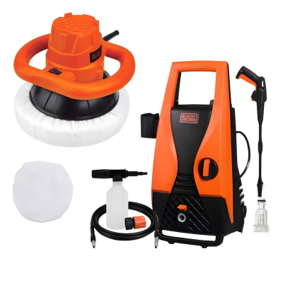 Combo Hidro 1400W + Pulidora 120W + 3 Bonetes B&D