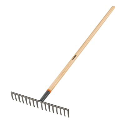 Rastrillo recto de 16 dientes mango de 60'' Truper