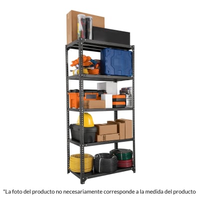Estante metálico con 5 repisas soporta 80 kg Truper