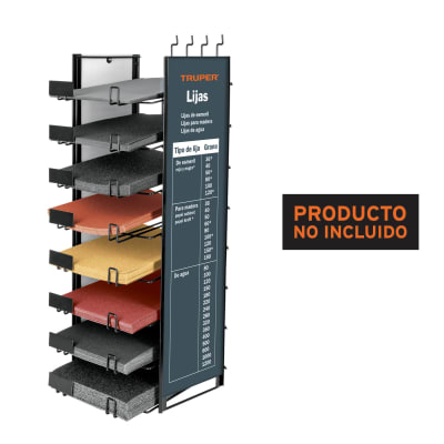 Rack para lijas, Truper1