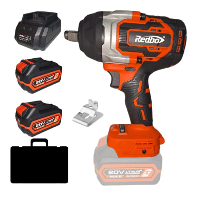 Llave de impacto 880nm incluye 2 baterías 4ah Redbo