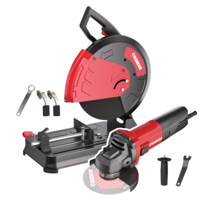 Combo Tronzadora 2700w + amoladora 950w industrial Rankor