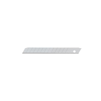 Estuche con 10 navajas sk4 de 9 mm para cuchilla. truper