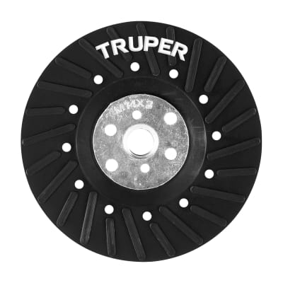 Respaldo para discos de lija 4-1/2´´, eje M14, Truper1
