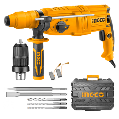 Rotomartillo SDS Plus 800w 2.5 Joules incluye adaptador Ingco1