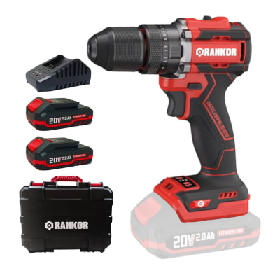 Taladro Percutor 70nm + 2 Baterias y 1 Cargador 20v Rankor
