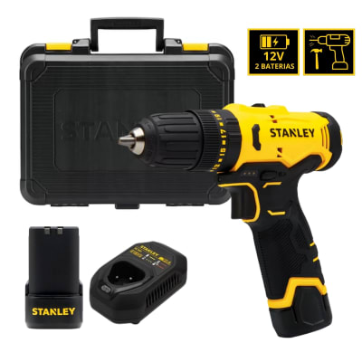 Taladro Percutor Destornillador Inalámbrico 12V Stanley