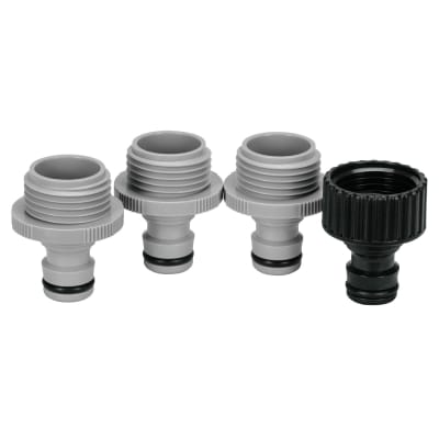 Juego de 4 adaptadores para conectores click. truper
