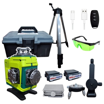 Nivel Laser 16 Lineas con Tripode y Maletin SoluTools
