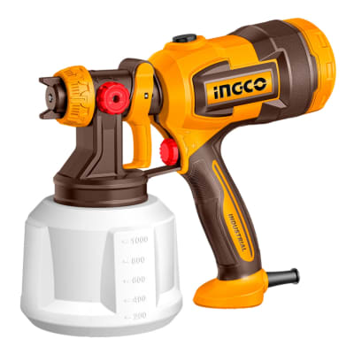 Pistola para pintar eléctrica 530W Tanque de Plastico Ingco