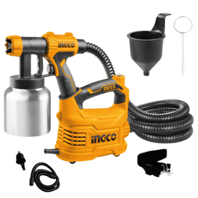 Pistola para pintar 550w tanque de aluminio Ingco1