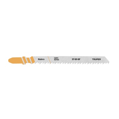Blíster 5 seguetas t, 10 dpp bim, corte recto p/ madera dura Truper
