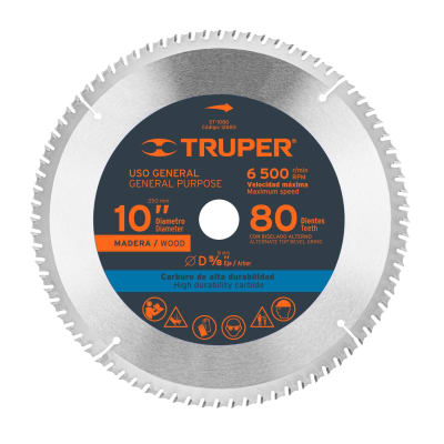 Disco para sierra ingleteadora 10